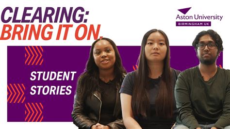 clearing aston university|Clearing success story: Aston University .
